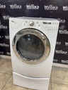 Whirlpool Used Electric Dryer 220volts (30 AMP) 27inches {4 prong} (White) 