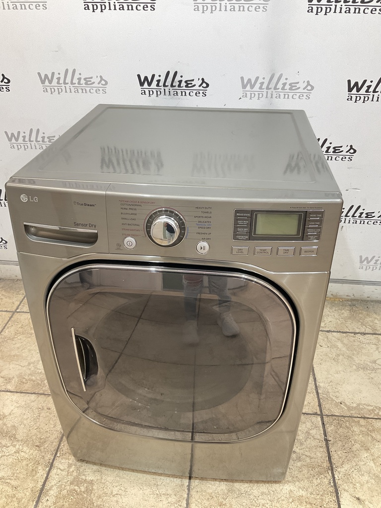Lg Used Electric Dryer 220volts (30 AMP) 27inches {3 prong} (Grey) 