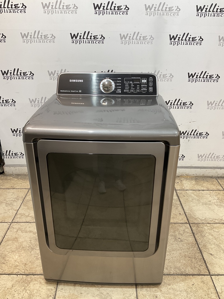 Samsung Used Electric Dryer 220volts (30 AMP) 27inches {no cord} (Grey) 