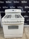 Ge Used Natural Gas Stove 30inches (Bisque) 
