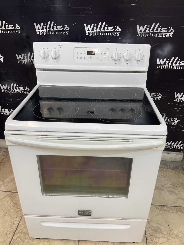 Frigidaire Used Electric Stove 30inches {3 prong} (White) 