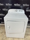 Whirlpool Used Electric Dryer 220volts (30 AMP) 29inches {no cord} (White) 