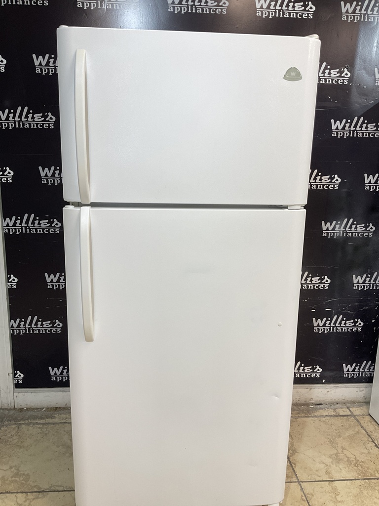 White Westinghouse Used Refrigerator Top and Bottom 30x66 (White) 