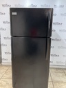 Frigidaire Used Refrigerator Top and Bottom 30x65 1/2” (Black) 