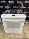 Ge Used Natural Gas Stove 30inches (White) 