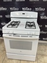 Ge Used Natural Gas Stove 30inches (White) 
