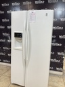Ge Used Refrigerator Side by Side 36 1/2” x 69 1/2” (White)