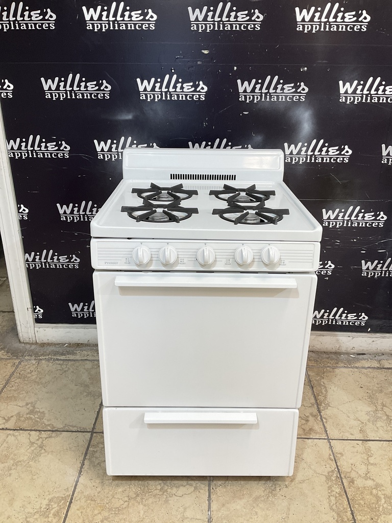 Premier Used Natural Gas Stove 24inches (White) 