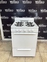 Premier Used Natural Gas Stove 24inches (White) 