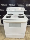 Ge Used Electric Stove 220volts (30 AMP) 30inches {no cord} (white) 