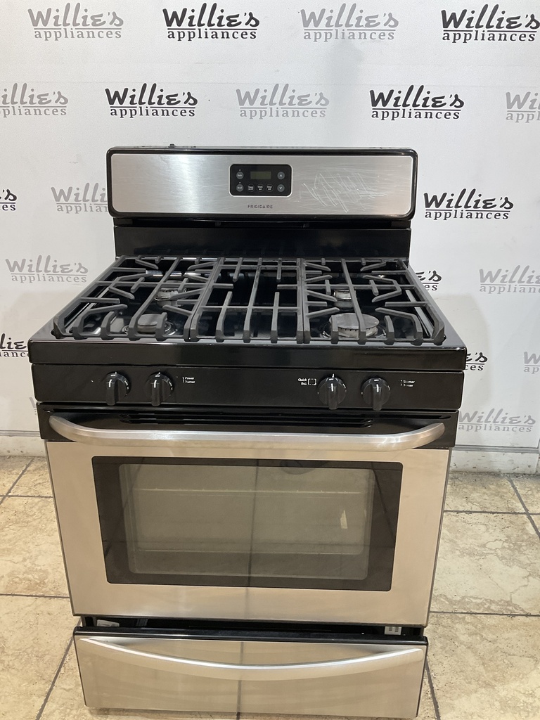 Frigidaire Used Natural Gas Stove 30inches (Stainless Steel) 