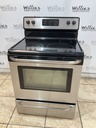 Frigidaire Used Electric Stove 220volts (40/50 AMP) 30inches {no cord} (Stainless steel) 