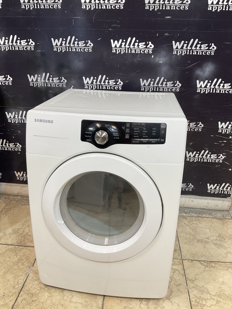 Samsung Used Electric Dryer 220volts (30 AMP) 27inches {3 prong} (White)