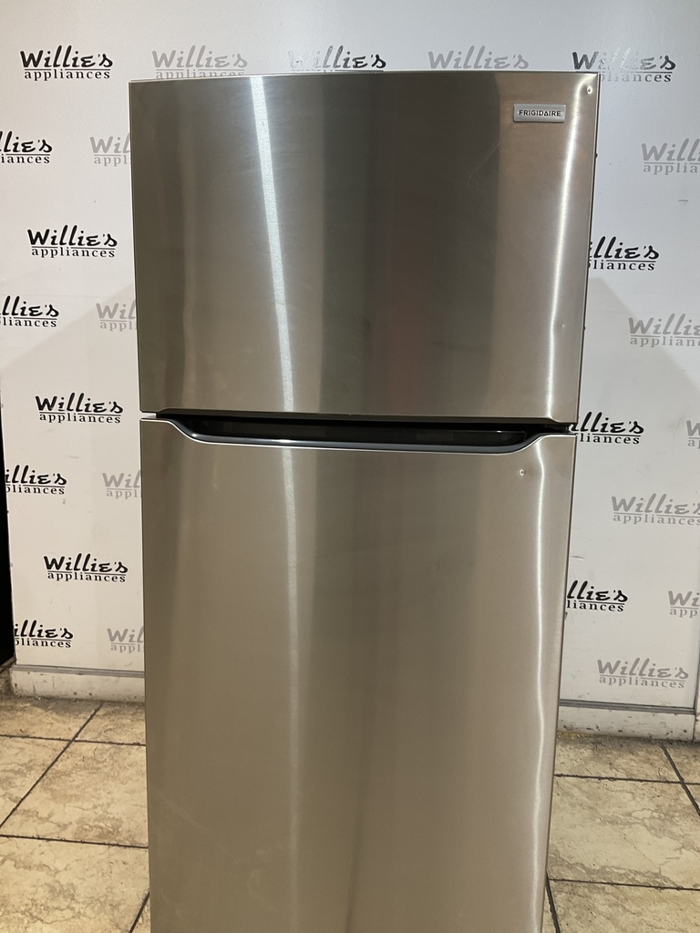 Frigidaire Used Refrigerator Top and Bottom 30x66 (Stainless Steel) 