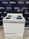 Hotpoint Used Electric Stove 220volts (40/50 AMP) 30inches {no cord} (Bisque/black) 