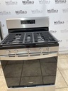 Whirlpool Used Natural Gas Stove 30inches (Stainless Steel) 