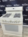 Ge Used Natural Gas Stove 30inches (Bisque) 