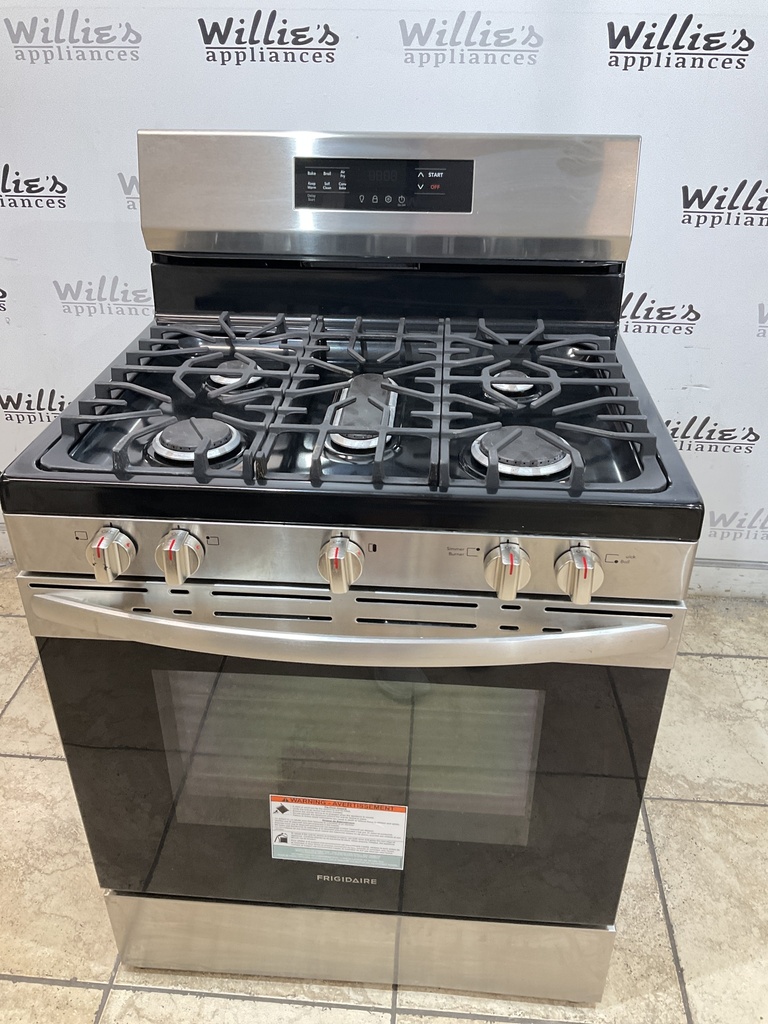 Frigidaire Used Natural Gas Stove 30inches (Stainless Steel) 