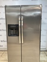 Frigidaire Used Refrigerator Side by Side 36 1/2” x 69 1/2” (Stainless Steel) 