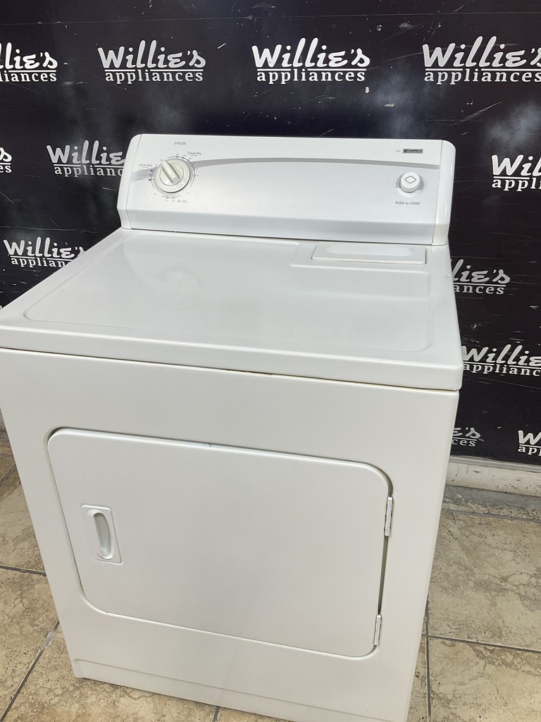 Kenmore Used Electric Dryer 220volts (30 AMP) 29inches {no cord} (White) 
