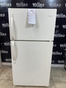 Frigidaire Used Refrigerator Top and Bottom 28x59 1/2” (bisque) 