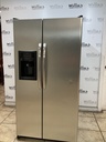 Ge Used Refrigerator Side by Side 36x70 (Stainless Steel) 