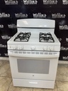 Ge Used Natural Gas Stove 30inches (white) 