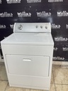Whirlpool Used Electric Dryer 220volts (30 AMP) 29inches {no cord} (White) 