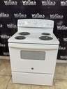 Ge Used Electric Stove 220volts (40/50 AMP) 30inches {no cord} (White) 