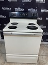 Hotpoint Used Electric Stove 220volts (40/50 AMP) 30inches {no cord} (bisque/black) 