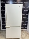 Kenmore Used Refrigerator Top and Bottom Mount 30x66 1/2” (Bisque) 
