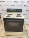 Ge Used Electric Stove 220volts (40/50 AMP) 30inches {no cord} (Bisque/black) 