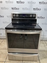 Whirlpool Used Electric Stove 220volts (40/50 AMP) 30inches {no cord} (Stainless Steel) 