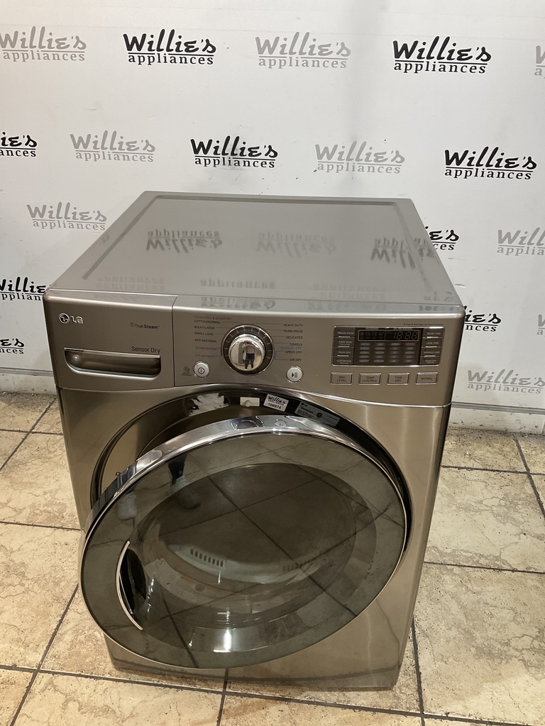 Lg Used Electric Dryer 220volts (30AMP) 27inches {3 prong}  (Grey) 