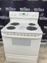 Hotpoint Used Natural Gas Stove 220volts (40/50 AMP) 30inches {no cord} (bisque) 