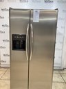 Frigidaire Used Refrigerator Side by Side 36 1/2” x 69 1/2” (stainless steel) 