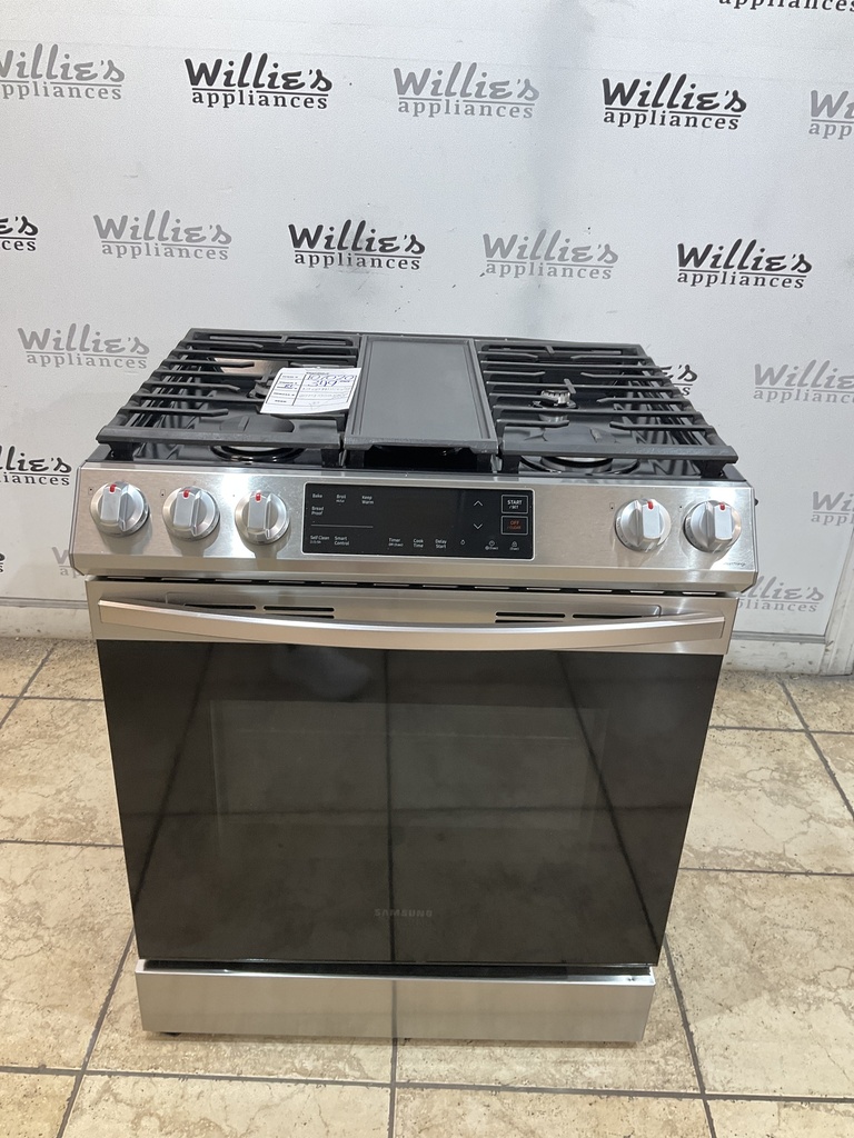 Samsung Used Natural Gas Stove 30inches (Stainless Steel) 