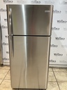 Frigidaire Used Refrigerator Top and Bottom 30x65 1/2” (Stainless Steel) 