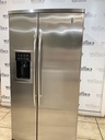 Ge Used Refrigerator Side By Side 36x70 1/2” (Stainless Steel) 