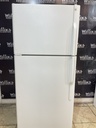 Ge Used Refrigerator Top and Bottom 30x67 (White) 