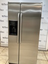 Ge Used Refrigerator Side by Side 33x69 1/2” (Stainless Steel) 