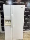 Whirlpool Used Refrigerator Side by Side 33 1/2” x 66 1/2” (white) 