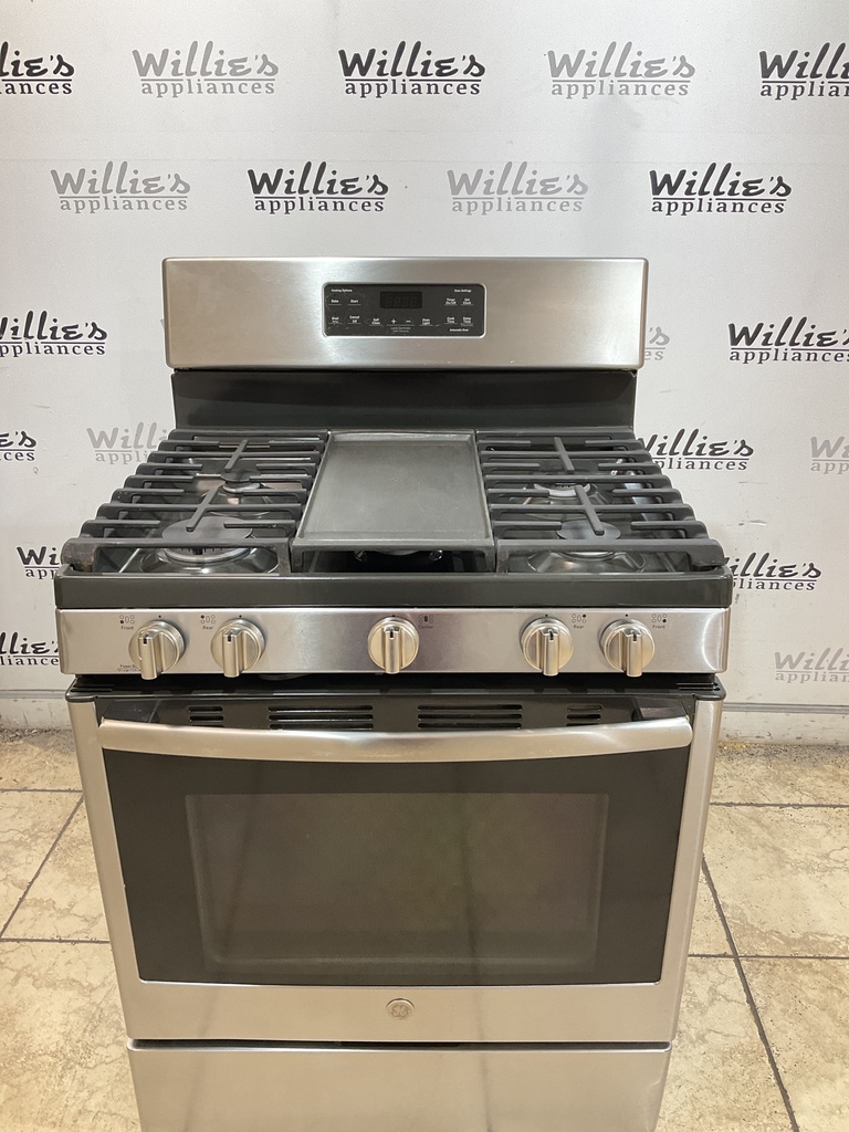 Ge Used Natural Gas Stove 30inches (Stainless Steel) 