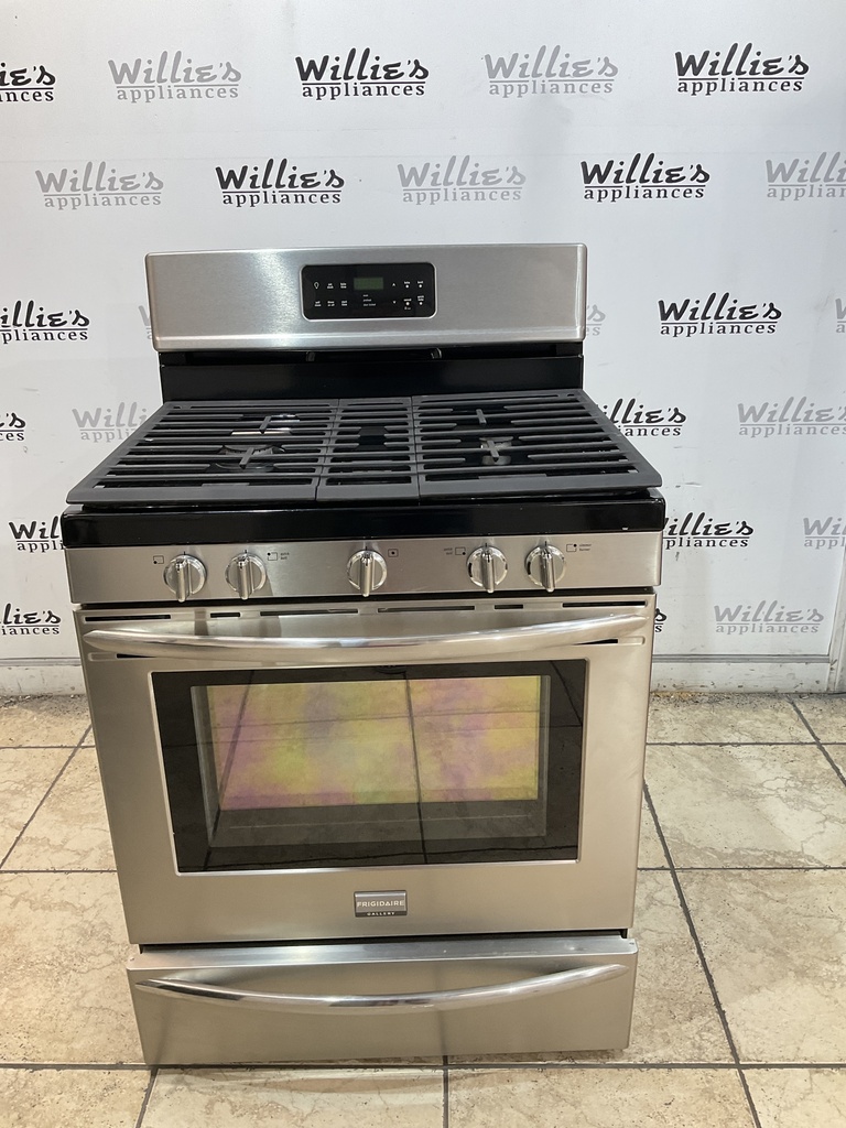 Frigidaire Used Natural Gas Stove 30inches (Stainless Steel) 