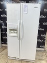 Whirlpool Used Refrigerator Side by a side 36x69 1/2” (White)