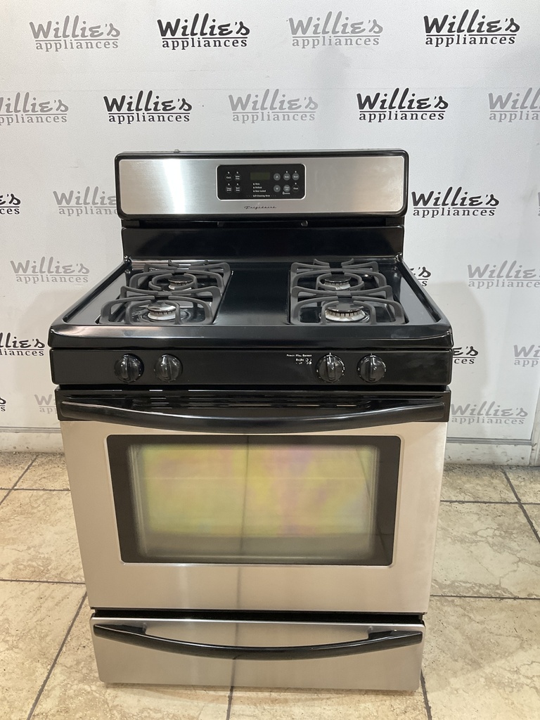 Frigidaire Used Natural Gas Stove 30inches (Stainless steel) 