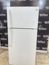 Ge Used Refrigerator Top and Bottom 28x61 1/2” (White) 