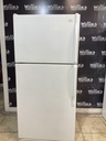 Whirlpool Used Refrigerator Top and Bottom 30x66 (White) 