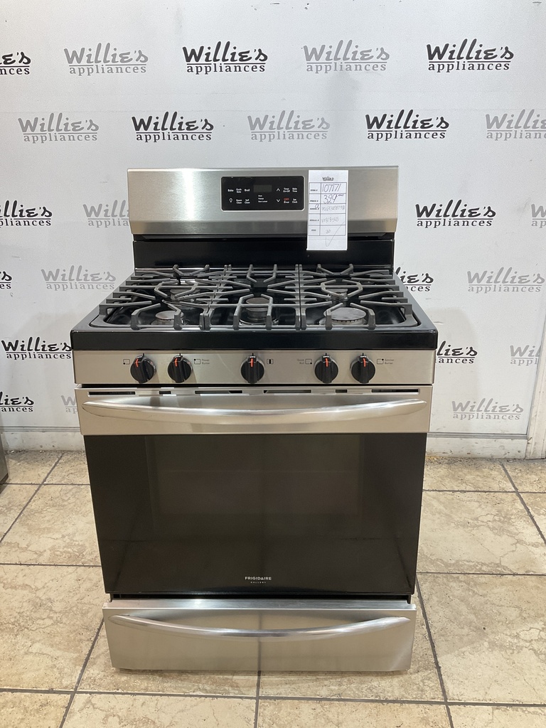 Frigidaire Used Natural Gas Stove 30inches (Stainless Steel) 