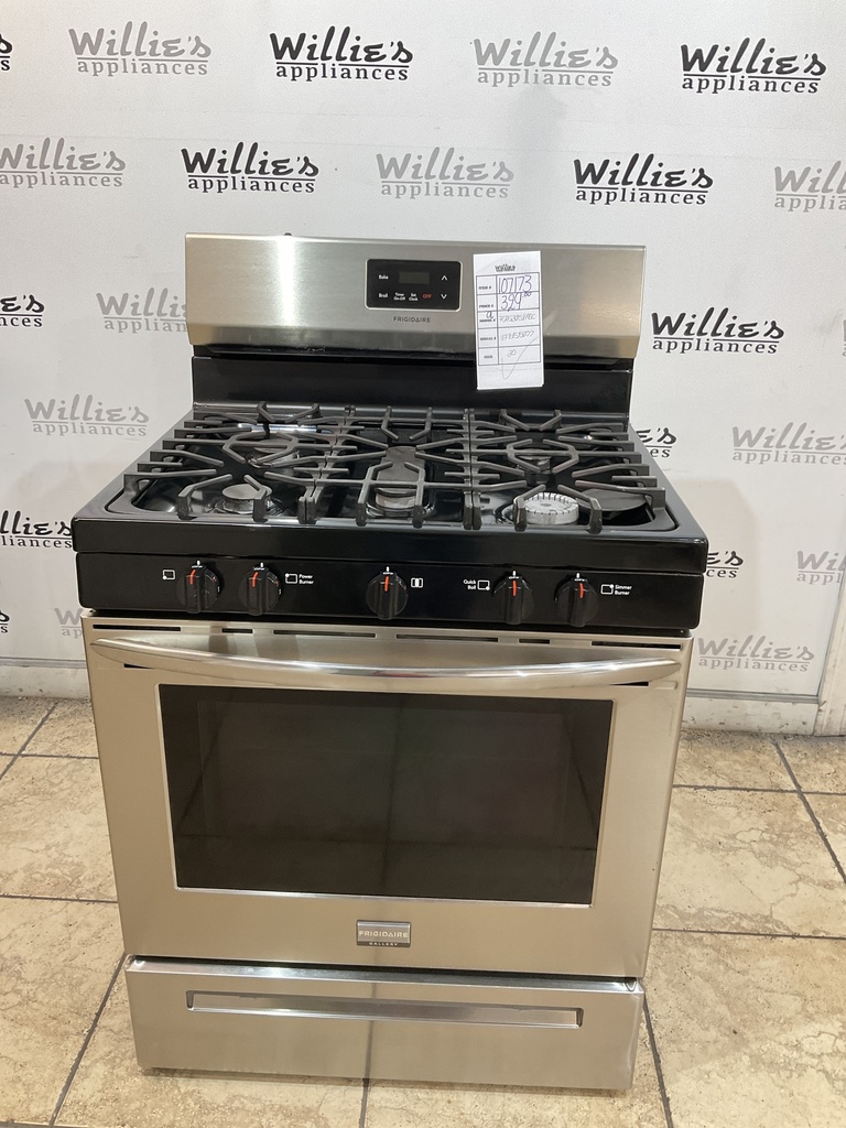 Frigidaire Used Natural Gas Stove 30inches (Stainless Steel) 